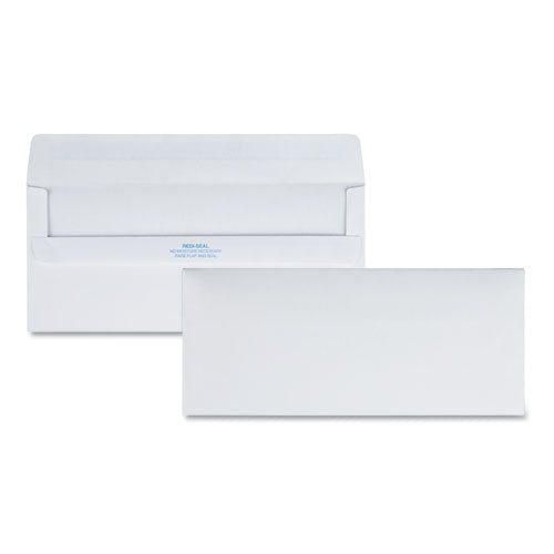 Redi-seal Envelope, #10, Commercial Flap, Redi-seal Closure, 4.13 X 9.5, White, 500-box