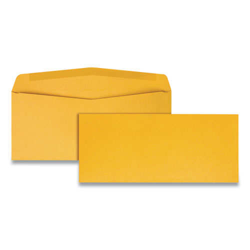 Kraft Envelope, #10, Commercial Flap, Gummed Closure, 4.13 X 9.5, Brown Kraft, 500-box