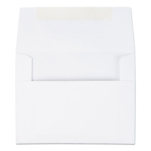 Greeting Card-invitation Envelope, A-2, Square Flap, Gummed Closure, 4.38 X 5.75, White, 100-box