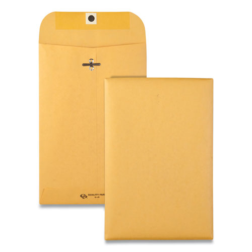 Clasp Envelope, #55, Cheese Blade Flap, Clasp-gummed Closure, 6 X 9, Brown Kraft, 500-carton