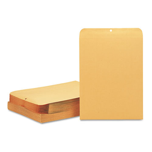 Clasp Envelope, #15 1-2, Cheese Blade Flap, Clasp-gummed Closure, 12 X 15.5, Brown Kraft, 100-box