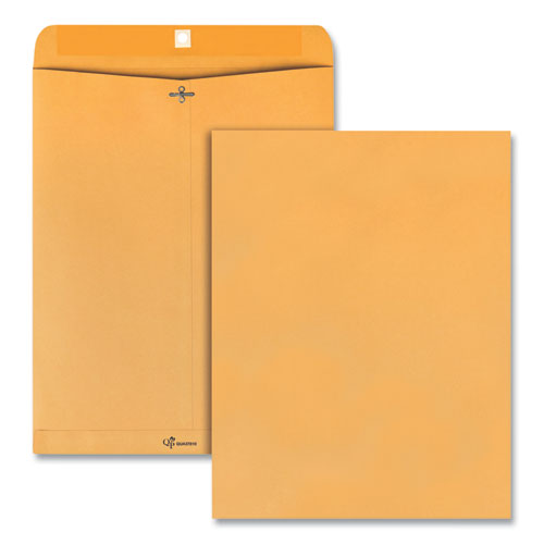 Clasp Envelope, #15 1-2, Cheese Blade Flap, Clasp-gummed Closure, 12 X 15.5, Brown Kraft, 100-box