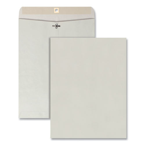 Clasp Envelope, #97, Cheese Blade Flap, Clasp-gummed Closure, 10 X 13, Executive Gray, 100-box