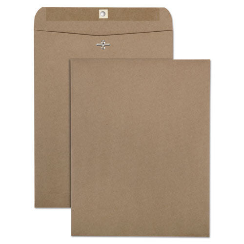 Brown Kraft Clasp Envelope, #97, Cheese Blade Flap, Clasp-gummed Closure, 10 X 13, Brown Kraft, 100-box