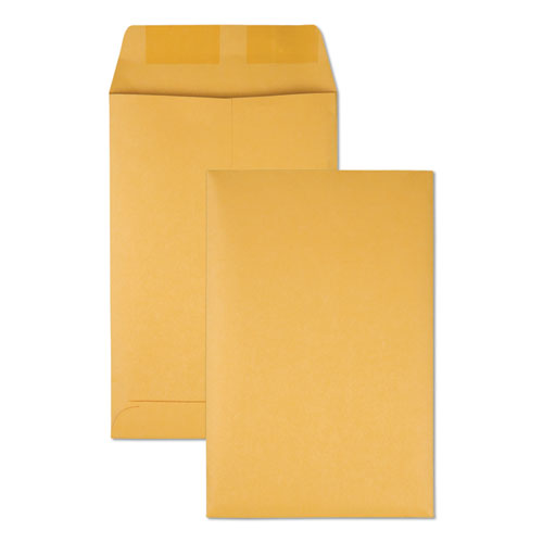 Catalog Envelope, #1 3-4, Cheese Blade Flap, Gummed Closure, 6.5 X 9.5, Brown Kraft, 500-box
