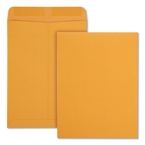 Catalog Envelope, #10 1-2, Cheese Blade Flap, Gummed Closure, 9 X 12, Brown Kraft, 250-box