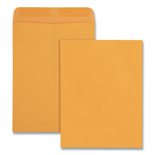 Catalog Envelope, #10 1-2, Cheese Blade Flap, Gummed Closure, 9 X 12, Brown Kraft, 100-box