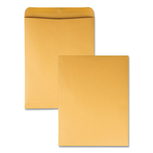 Catalog Envelope, #15 1-2, Cheese Blade Flap, Gummed Closure, 12 X 15.5, Brown Kraft, 100-box