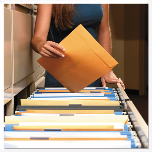 Redi-strip Catalog Envelope, #1, Cheese Blade Flap, Redi-strip Closure, 6 X 9, Brown Kraft, 100-box