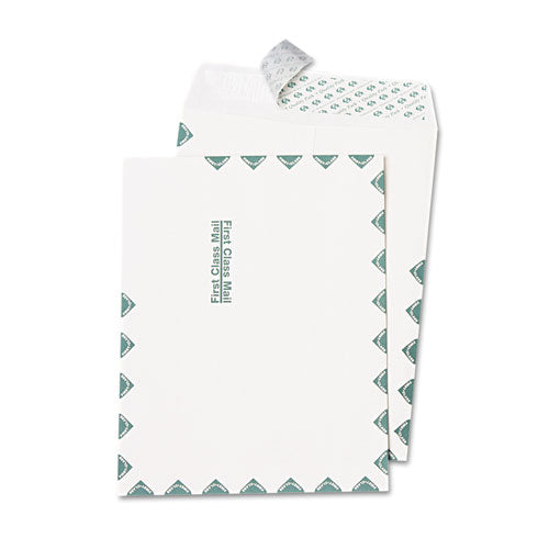 Redi-strip Catalog Envelope, #13 1-2, Cheese Blade Flap, Redi-strip Closure, 10 X 13, White, 100-box
