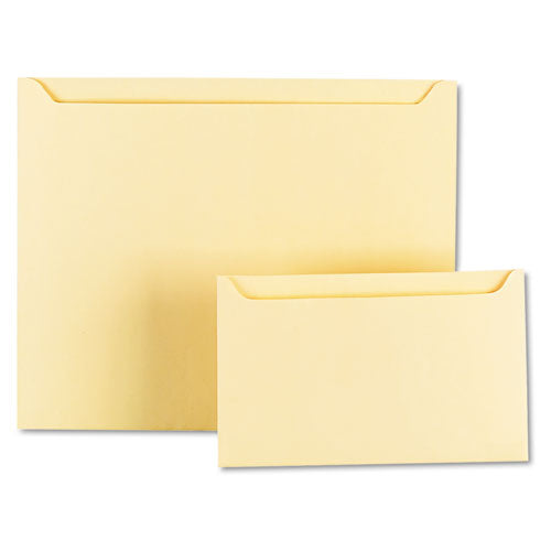 Paper File Jackets, Letter Size, Buff, 100-box