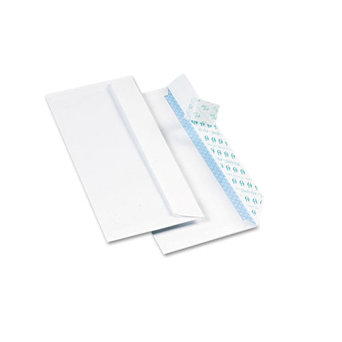 Redi-strip Security Tinted Envelope, #10, Commercial Flap, Redi-strip Closure, 4.13 X 9.5, White, 500-box