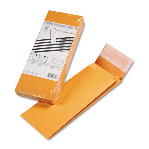 Redi-strip Kraft Expansion Envelope, #14, Square Flap, Redi-strip Closure, 5 X 11, Brown Kraft, 25-pack