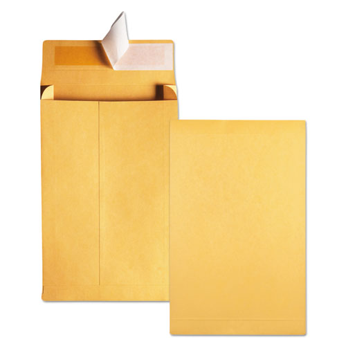 Redi-strip Kraft Expansion Envelope, #14, Square Flap, Redi-strip Closure, 5 X 11, Brown Kraft, 25-pack