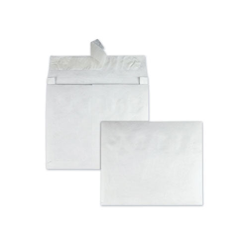 Open Side Expansion Mailers, Dupont Tyvek, #13 1-2, Cheese Blade Flap, Redi-strip Closure, 10 X 13, White, 100-carton
