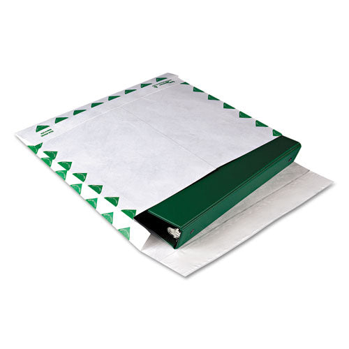 Open Side Expansion Mailers, Dupont Tyvek, #13 1-2, Cheese Blade Flap, Redi-strip Closure, 10 X 13, White, 100-carton