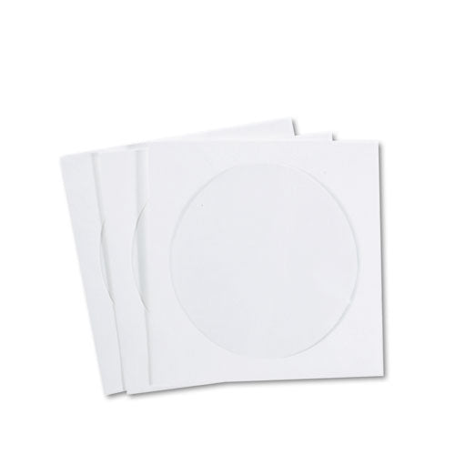 Cd-dvd Sleeves, Moisture-resistant Tyvek Material, 100-box