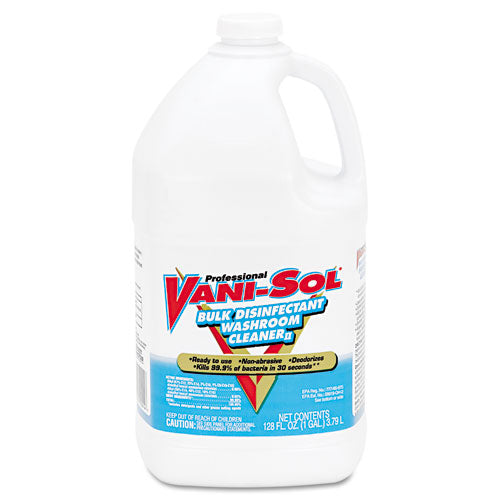 Bulk Disinfectant Washroom Cleaner, 1 Gal Bottle, 4-carton