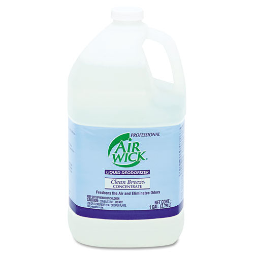 Liquid Deodorizer, Clean Breeze, 1 Gal, Concentrate, 4-carton
