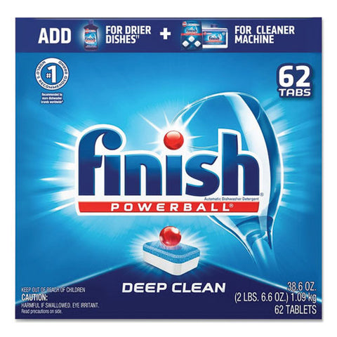 Powerball Dishwasher Tabs, Fresh Scent, 62-box