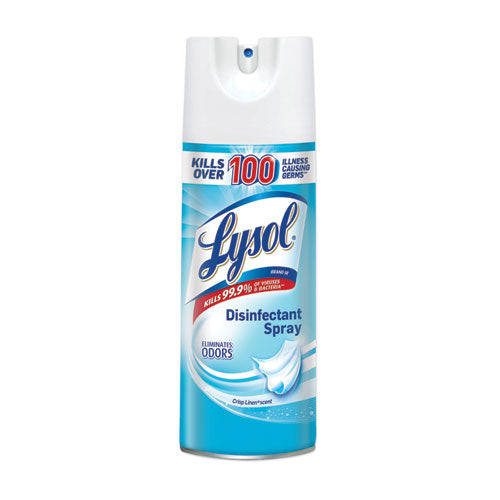 Disinfectant Spray, Crisp Linen Scent, 12.5 Oz Aerosol