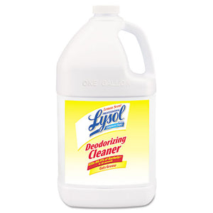 Disinfectant Deodorizing Cleaner Concentrate, 1 Gal Bottle, Lemon, 4-carton