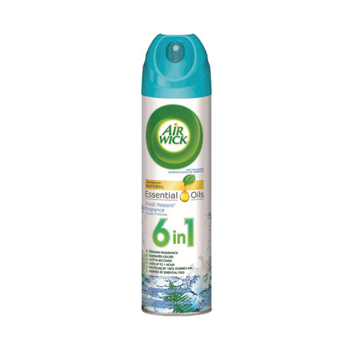 Aerosol Air Freshener, Fresh Waters, 8 Oz Aerosol, 12-carton