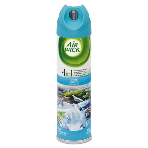 Aerosol Air Freshener, Fresh Waters, 8 Oz Aerosol, 12-carton