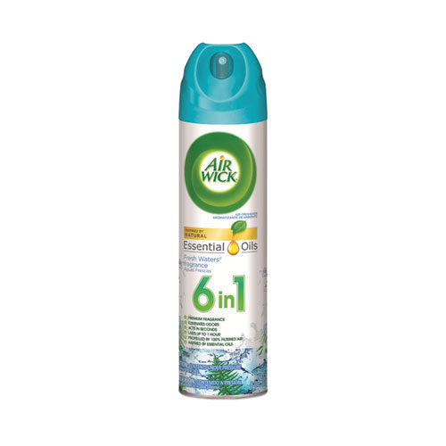 Aerosol Air Freshener, Fresh Waters, 8 Oz Aerosol, 12-carton