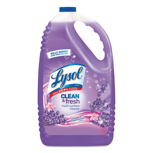 Clean And Fresh Multi-surface Cleaner, Sparkling Lemon And Sunflower Essence, 144 Oz Bottle, 4-carton