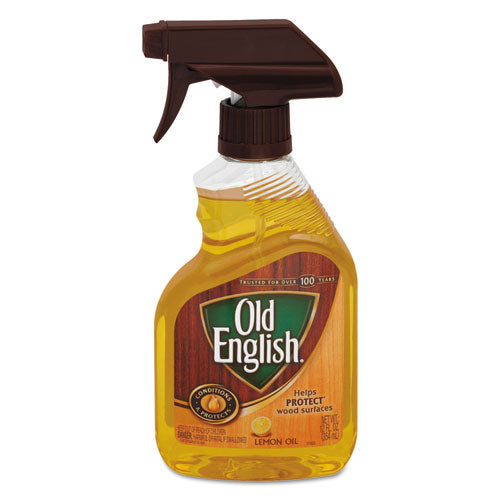 Lemon Oil, Furniture Polish, 12oz, Spray Bottle, 6-carton