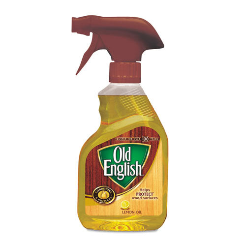 Lemon Oil, Furniture Polish, 12oz, Spray Bottle, 6-carton