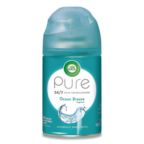 Freshmatic Ultra Automatic Pure Refill, Ocean Breeze, 5.89 Oz Aerosol, 6-carton