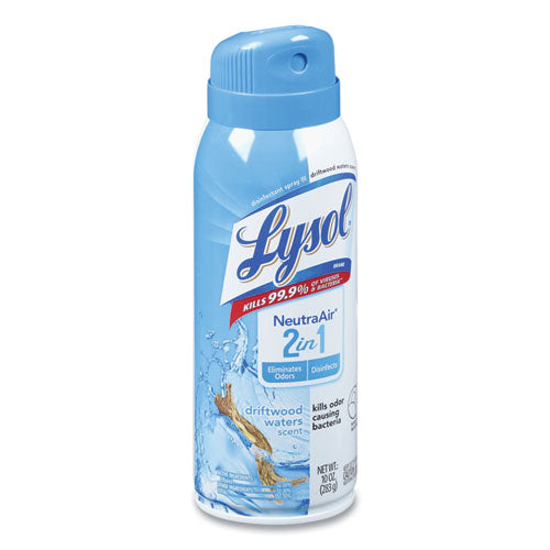 2 In 1 Disinfectant Spray Iii, Driftwood, 10 Oz Aerosol Spray, 6-carton