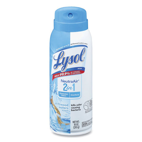 2 In 1 Disinfectant Spray Iii, Driftwood, 10 Oz Aerosol Spray, 6-carton