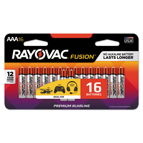 Fusion Advanced Alkaline Aaa Batteries, 16-pack