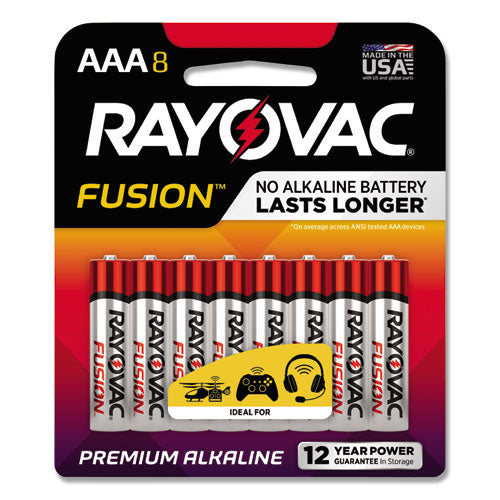 Fusion Advanced Alkaline Aaa Batteries, 8-pack