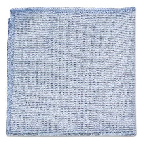 Microfiber Cleaning Cloths, 12 X 12, Blue, 24-pack