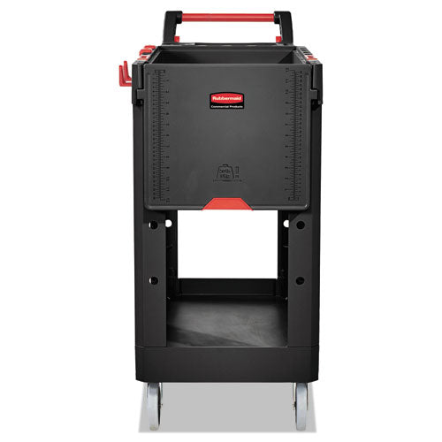 Heavy Duty Adaptable Utility Cart, 2 Shelves, 17.8w X 46.2d X 36h, Black