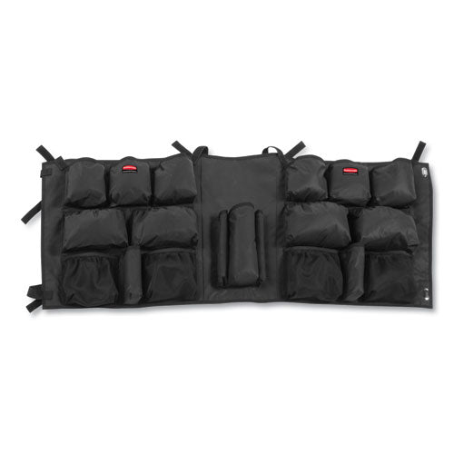 Slim Jim Caddy Bag, 19 Compartments, 10.25w X 19h, Black