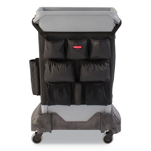 Slim Jim Caddy Bag, 19 Compartments, 10.25w X 19h, Black