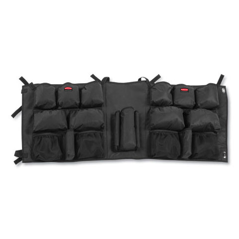 Slim Jim Caddy Bag, 19 Compartments, 10.25w X 19h, Black