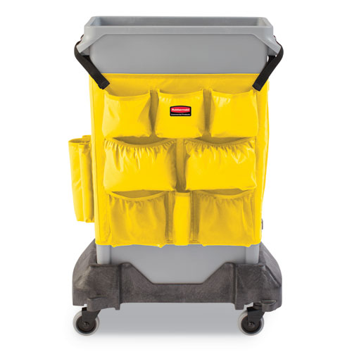 Slim Jim Caddy Bag, 19 Compartments, 10.25w X 19h, Yellow