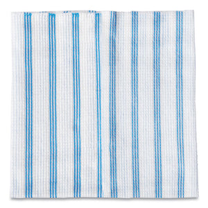 Hygen Disposable Microfiber Cleaning Cloths, Blue-white Stripes, 12 X 12, 600-pack