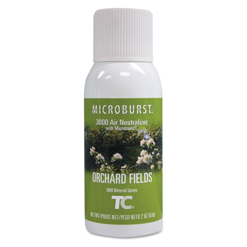 Microburst 3000 Refill, Orchard Fields, 2 Oz Aerosol, 12-carton