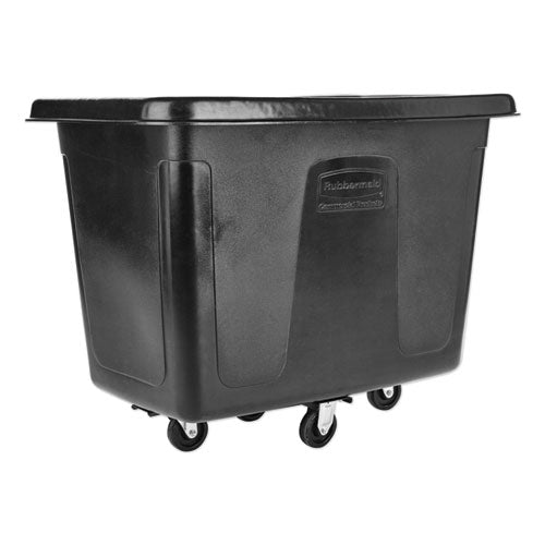 Cube Truck, Rectangular, 600 Lb Capacity, Black