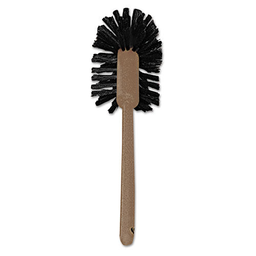 Toilet Bowl Brush, 14 1-2", White, Plastic, 24-carton