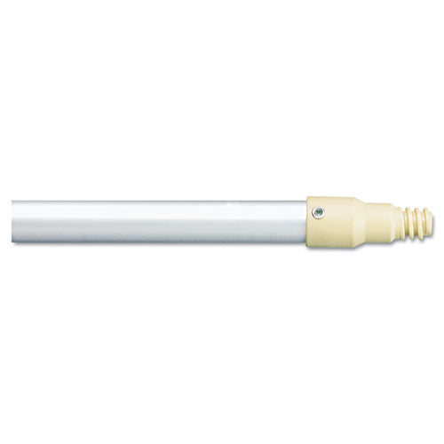 Aluminum Threaded Plastic-tip Broom-sweep Handle, 1 Dia X 57, Gray