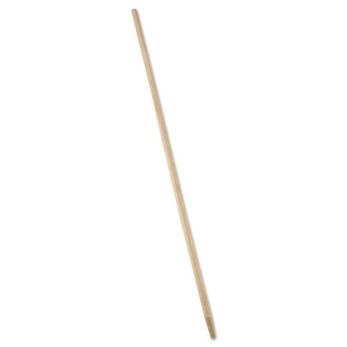 Tapered-tip Wood Broom-sweep Handle, 60", Natural