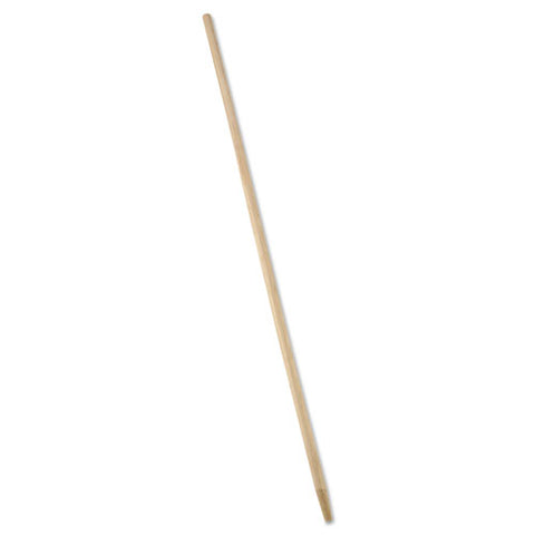 Tapered-tip Wood Broom-sweep Handle, 60", Natural